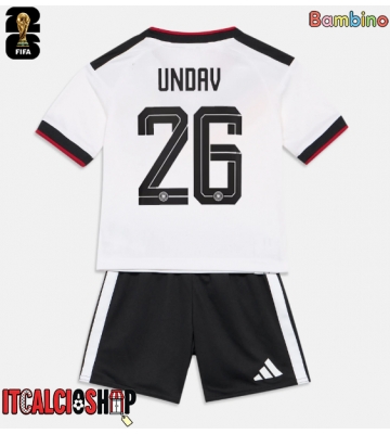 Germania Deniz Undav #26 Prima Maglia Bambino Mondiali 2026 Manica Corta (+ Pantaloni corti)